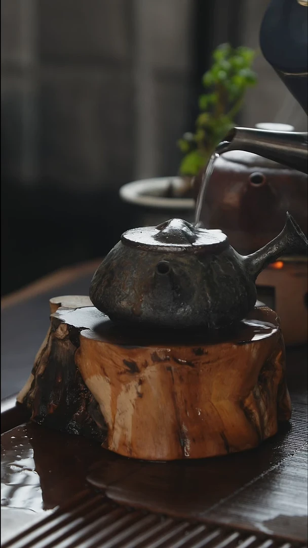 紫砂全手工侧把石瓢