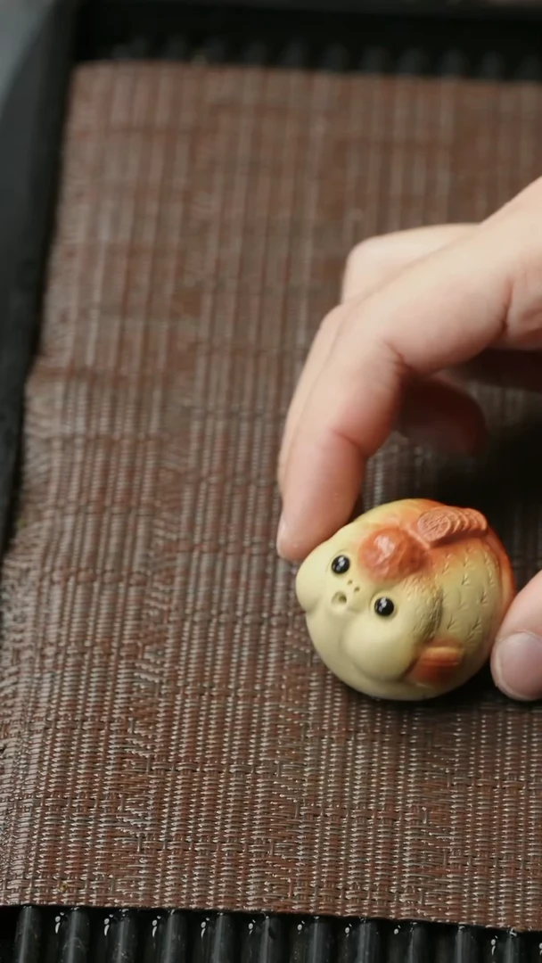 【闪购商品】紫砂茶壶茶宠-泡泡鱼-小号