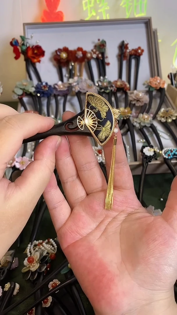 非金属木质?****?18  美丽发簪