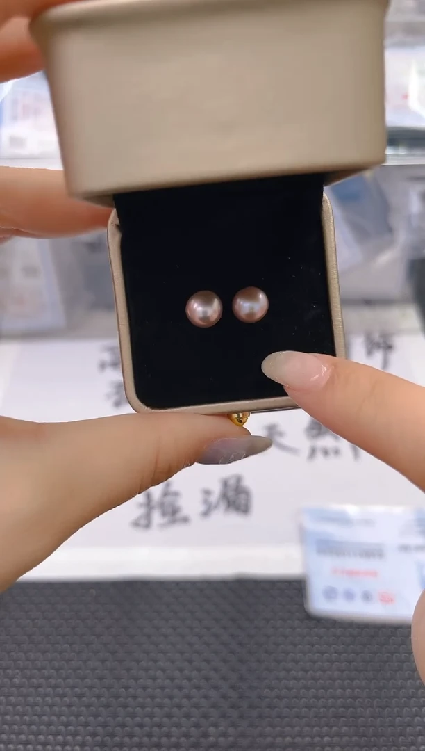 未镶嵌淡水珍珠耳饰ed1226