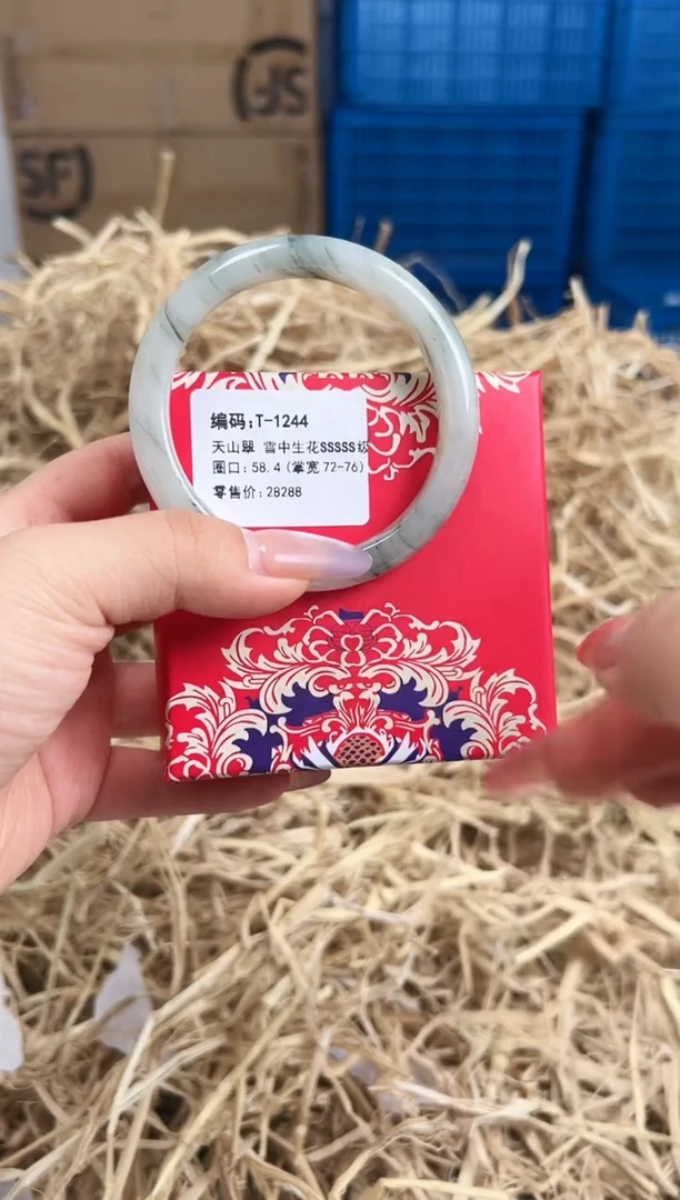 未镶嵌手镯石英质玉T-1244