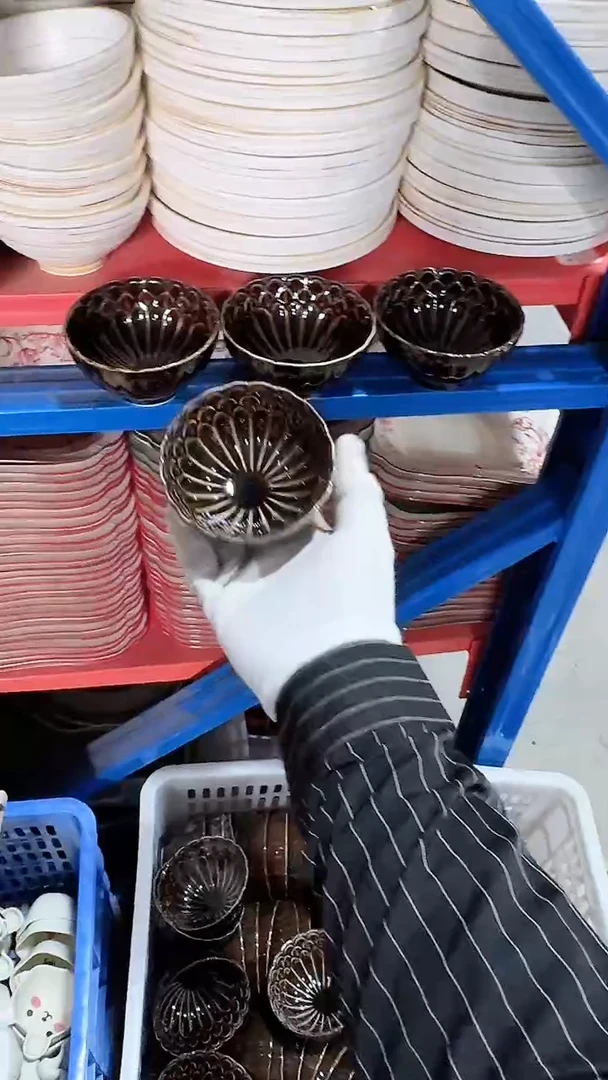 陶瓷4个味碟 微瑕凑满20元包邮