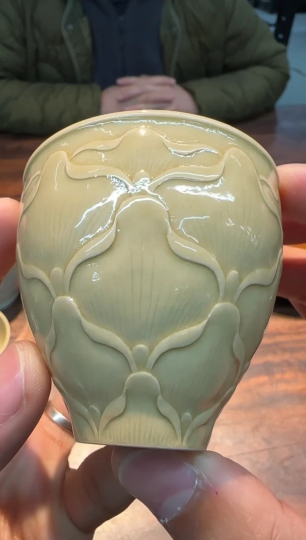 【闪购商品】致鸣窑 越窑葵花纹杯