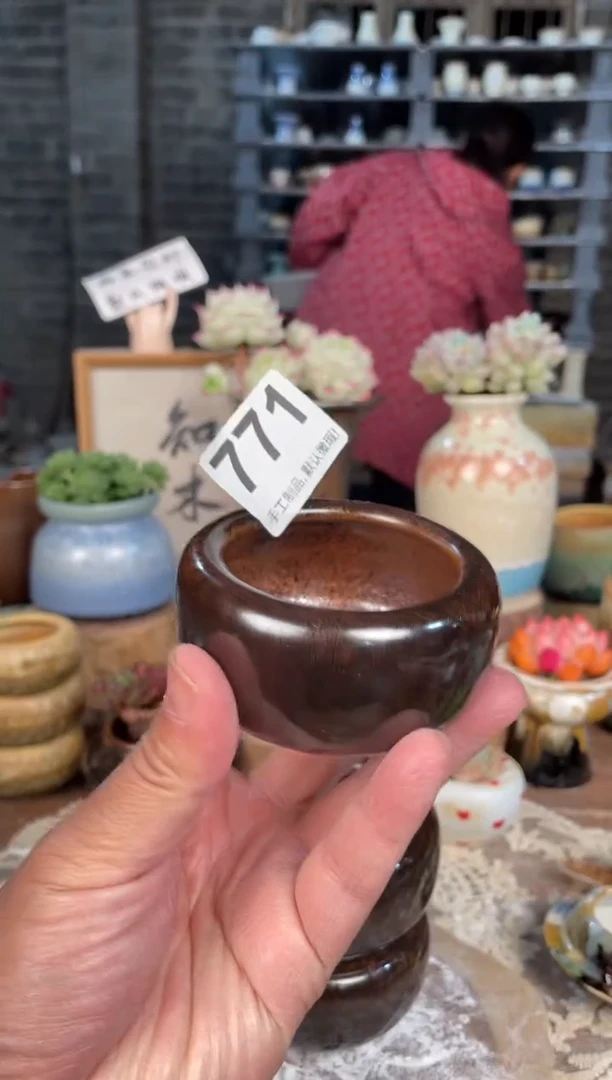 瓷片771知木小芳花盆直播编号