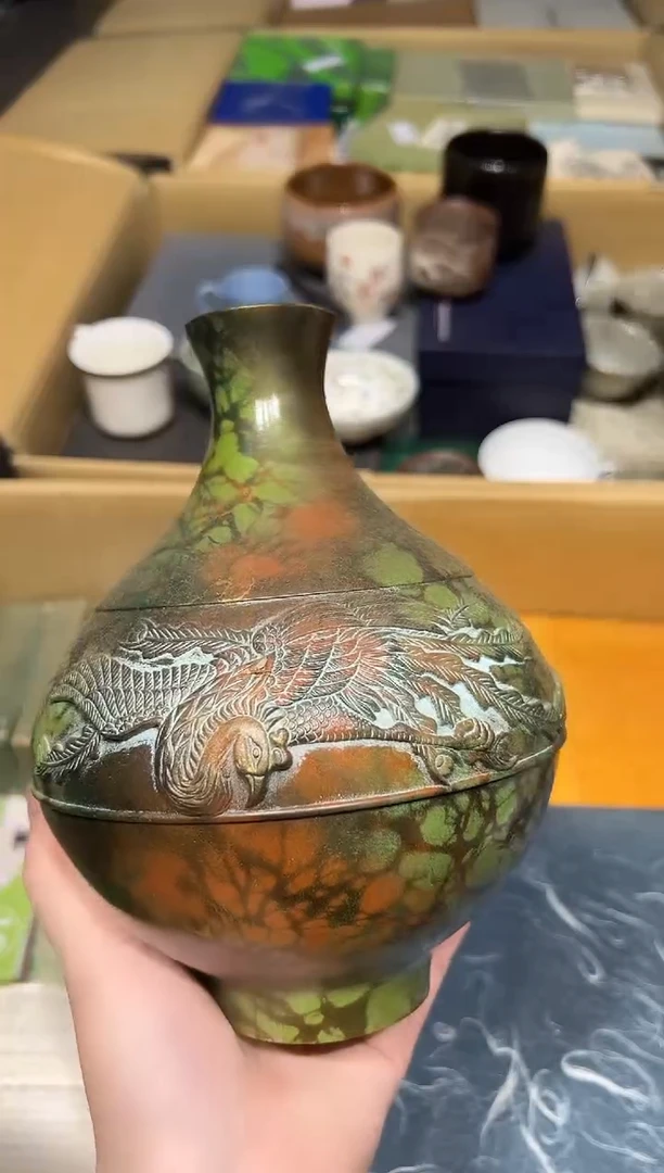 铜0101茶周边中古品工艺品