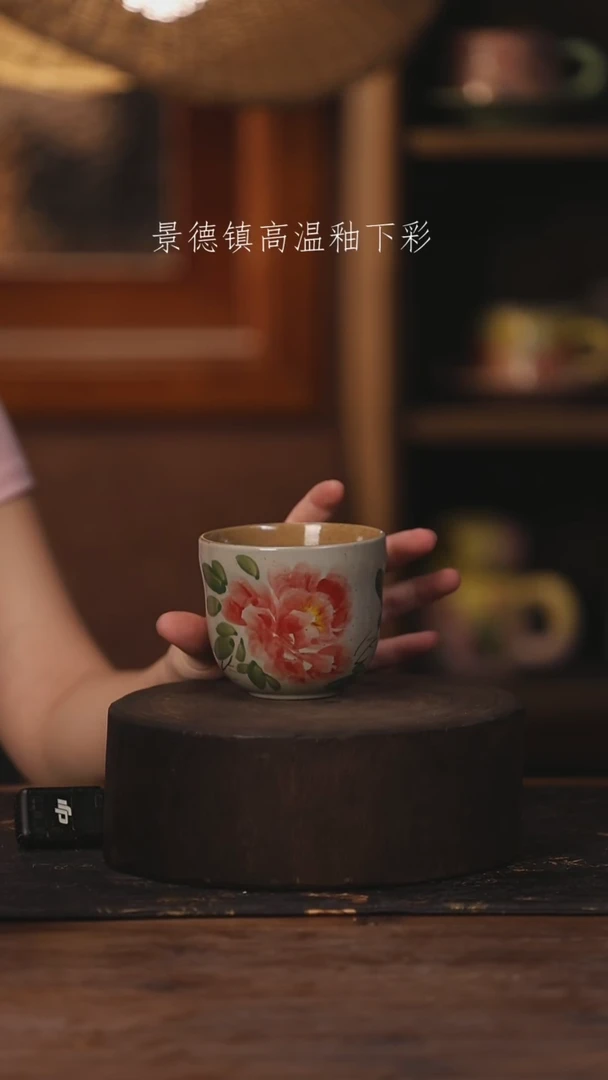陶瓷景德镇高温釉下手绘陶瓷482