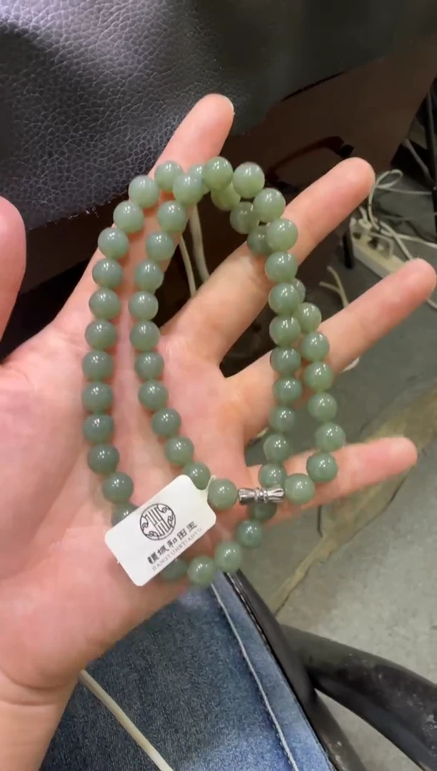 未镶嵌手串和田玉且末蓝妈妈链（产地直发）