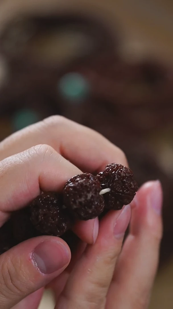 【闪购商品】金刚菩提吊坠玺呈枝蓝 鼎天4瓣18mm 043