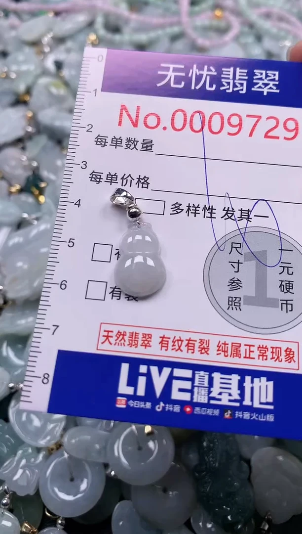 吊坠(不含链)未镶嵌翡翠9729