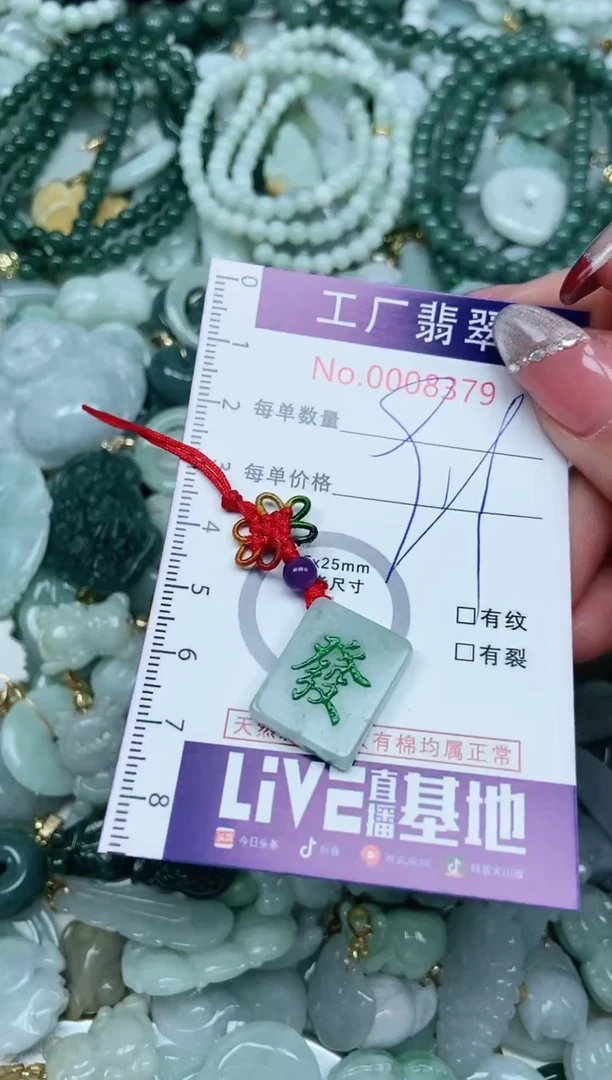 【闪购商品】翡翠吊坠(不含链)未镶嵌翡翠