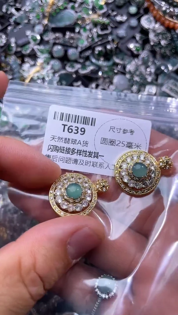 【闪购商品】翡翠颈饰未镶嵌T639多样性发其一