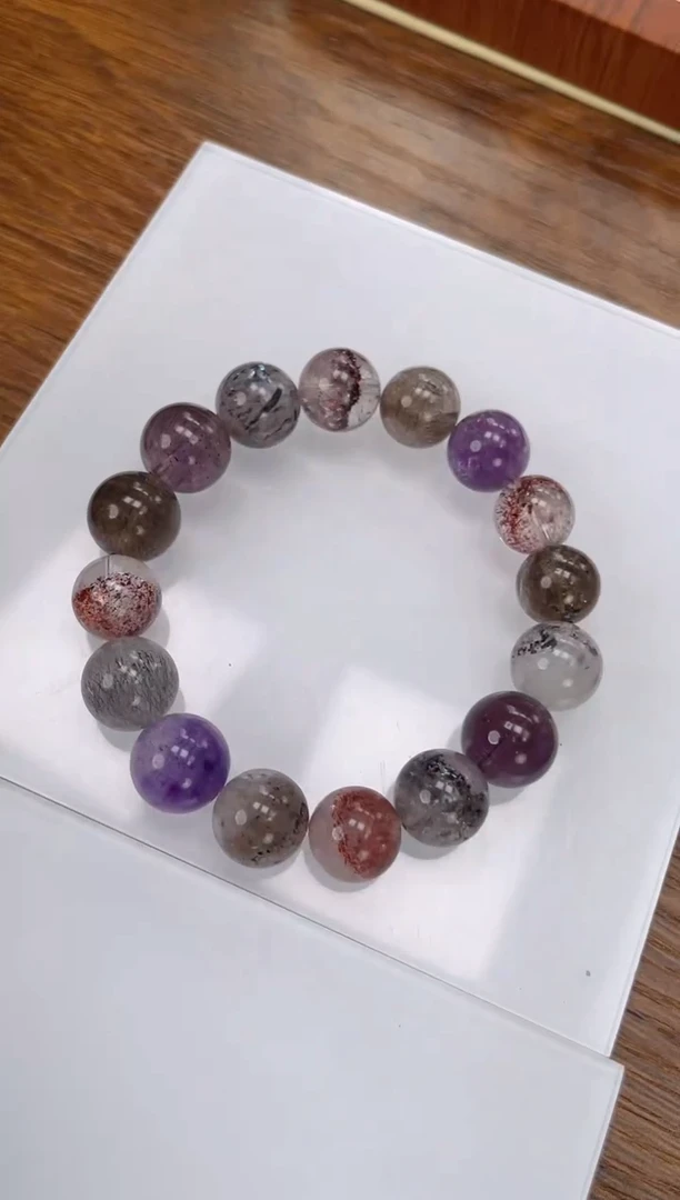 【闪购商品】水晶手链未镶嵌超七手串11mm 多样性发一