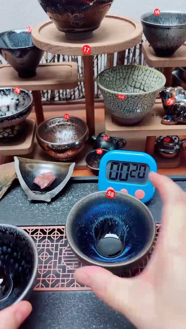茶盏尹****）58号建盏工匠茶器