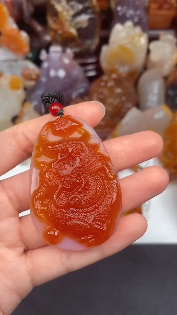 玛瑙/玉髓颈饰未镶嵌胜*AA