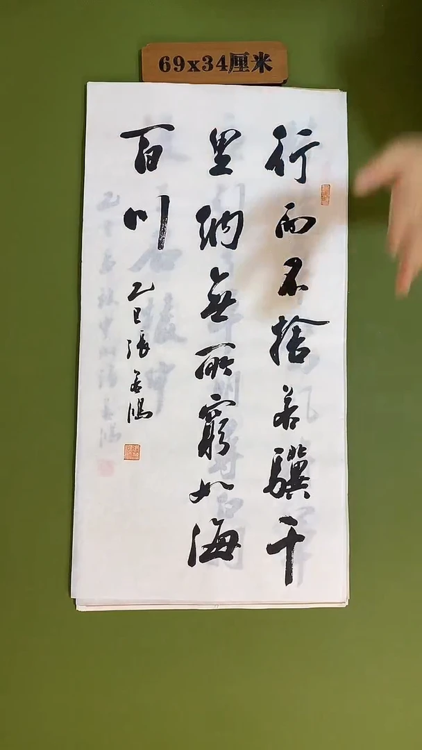 书法书法 张若鸿 尺寸69cm*34cm