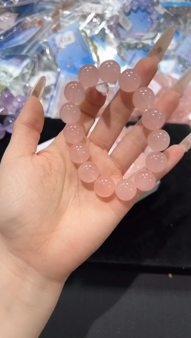 水晶手串未镶嵌45P多样性发其一【1条】默认微瑕14mm