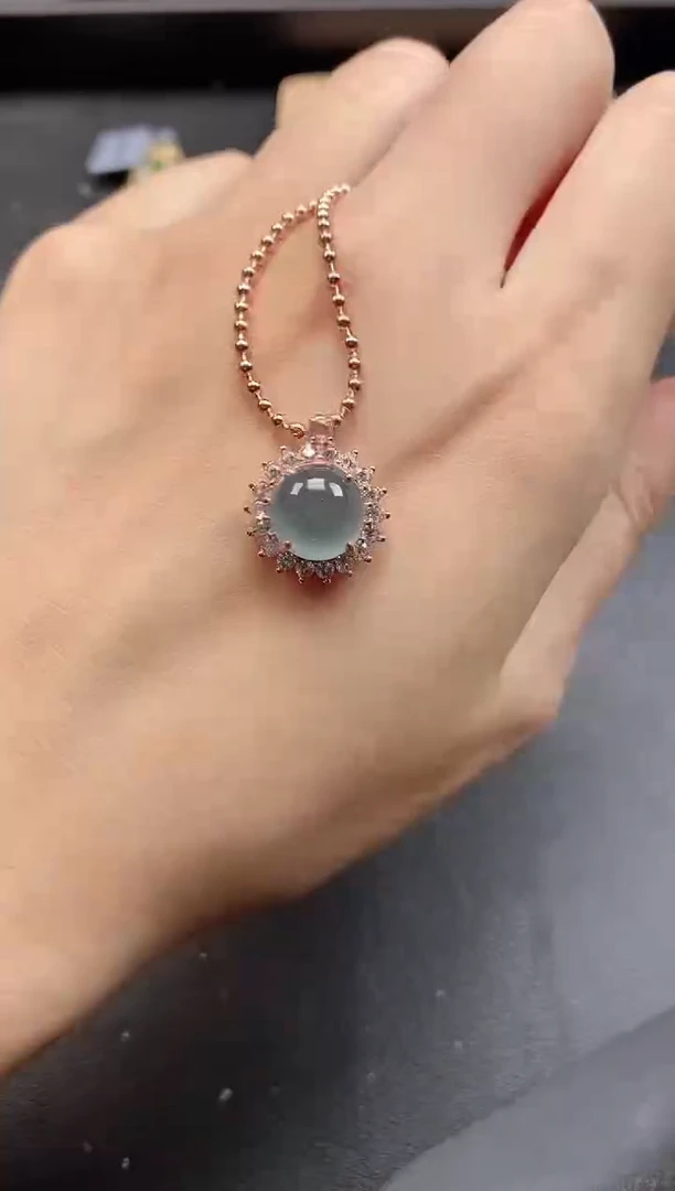 银S925镶嵌戒指翡翠51151