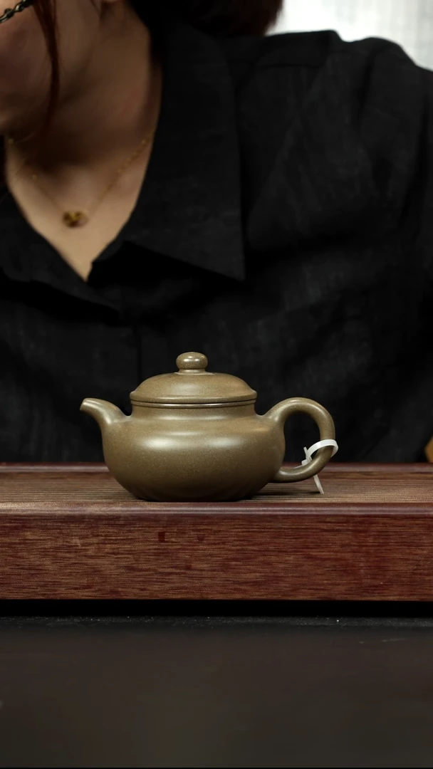 紫砂茶壶青段 仿古 全手工