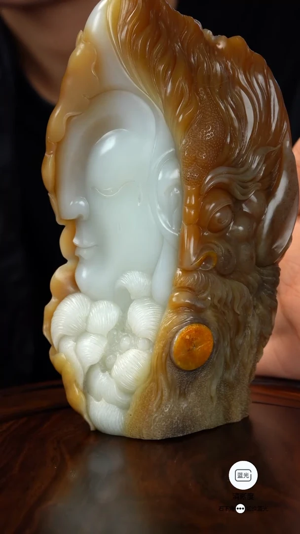 未镶嵌和田玉摆件一**往一念之间