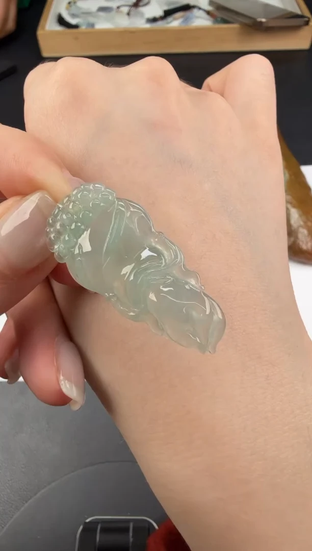 吊坠(不含链)未镶嵌翡翠翡翠饰品-153