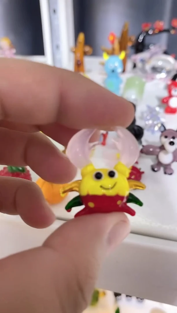 手工艺品琉璃螃蟹