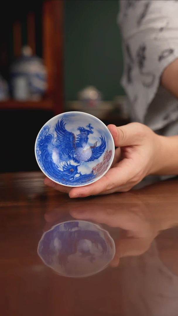 自成堂柴窑 凤主人杯