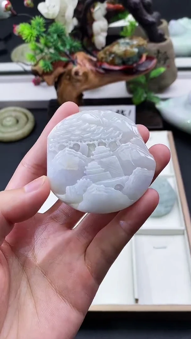颈饰未镶嵌翡翠天然缅甸A货翡翠