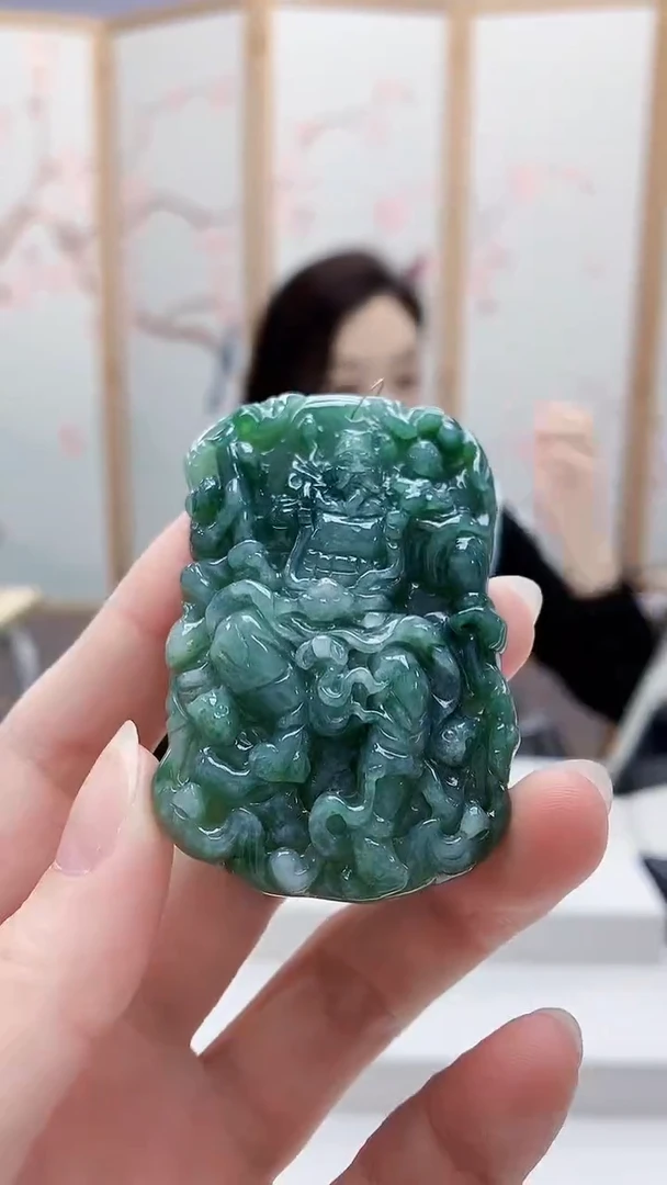 未镶嵌定制翡翠5160ry-毛货挂件81