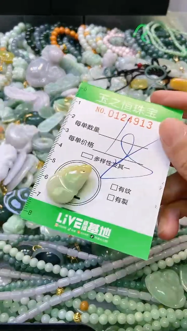 翡翠未镶嵌颈饰闪购0124913