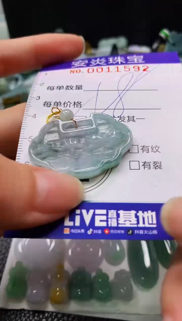 颈饰未镶嵌翡翠闪购0011592多样性发其一