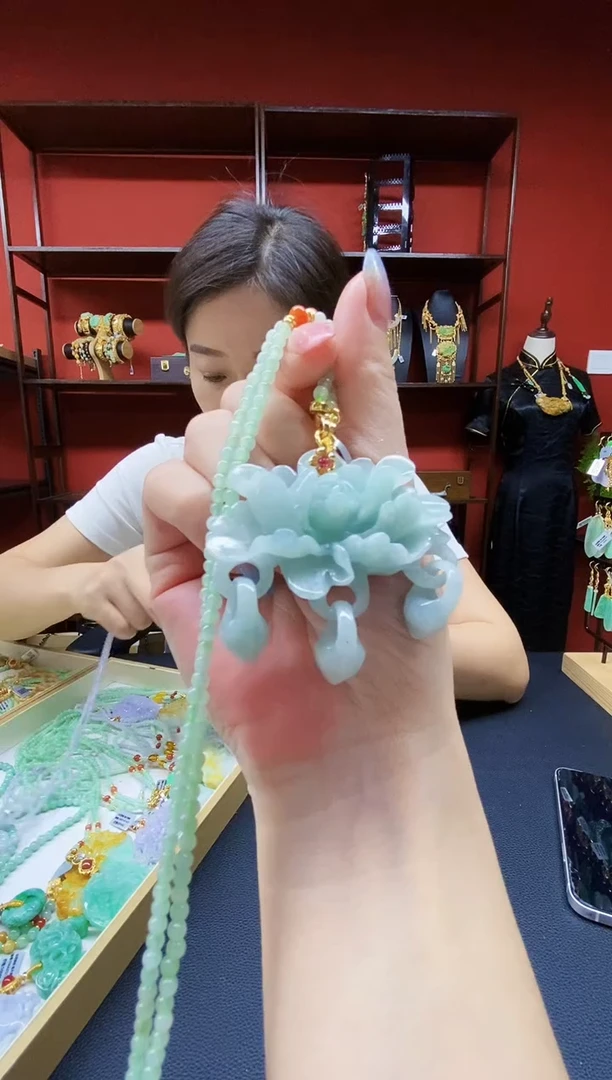 颈饰未镶嵌翡翠翡翠吊坠