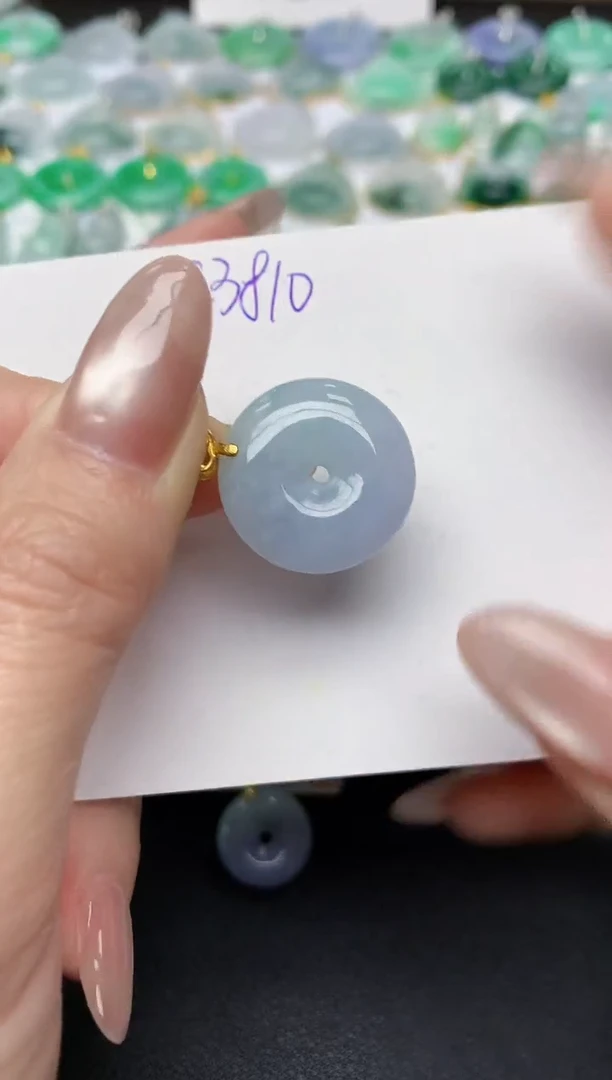 颈饰未镶嵌翡翠天然缅甸A货翡翠百元以上9元证书费自理