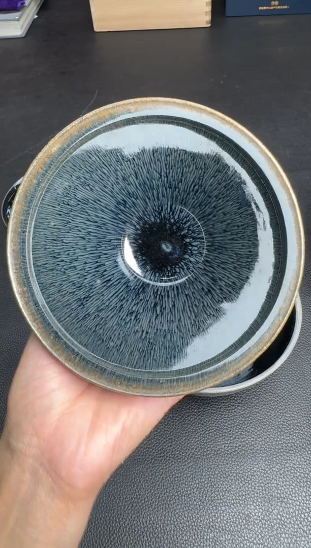 茶盏青*志裴春元兔毫点茶174