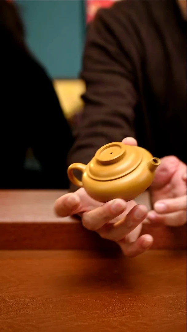 茶壶紫砂黄金段炮嘴巨轮365