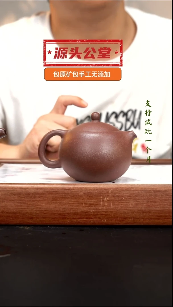 茶壶紫砂XJ粗砂底槽清掌上明珠