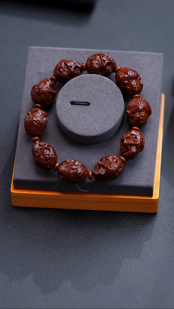 手串橄榄核虾**心 橄榄核