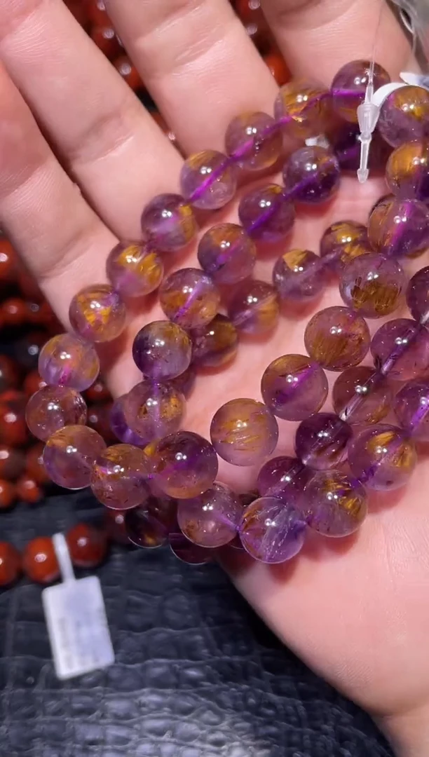 未镶嵌手链水晶紫钛单圈A10（多样性发其一）