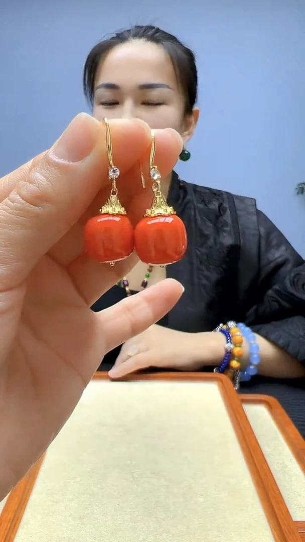 高货diy劲饰桶珠耳钩