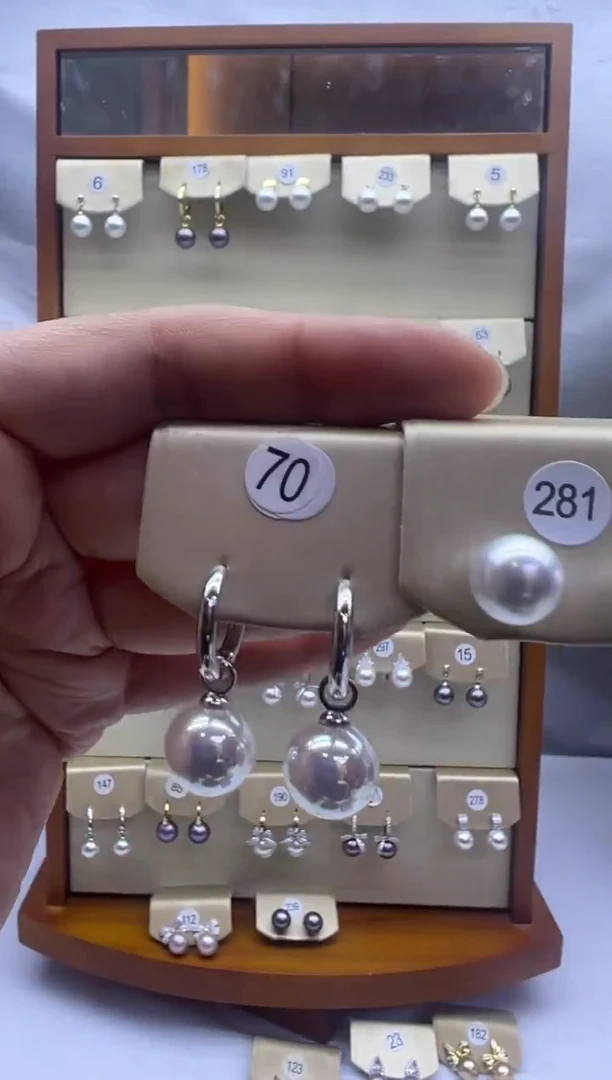 未镶嵌耳饰淡水珍珠281+70