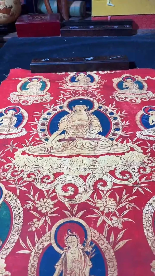 卷轴画藏式珍藏彩绘艺术馆147