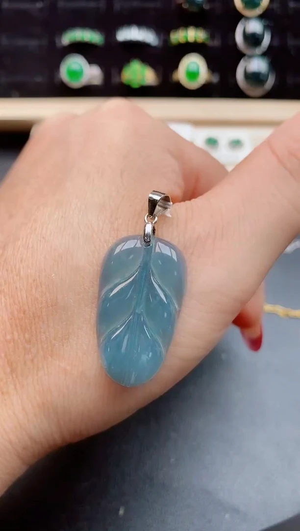 【闪购商品】翡翠吊坠(不含链)银S925镶嵌5080501