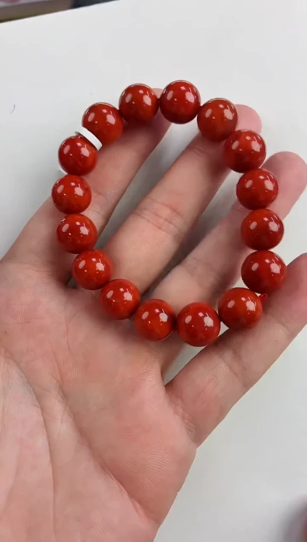 未镶嵌瓦西手串12*南红玛瑙一个/条