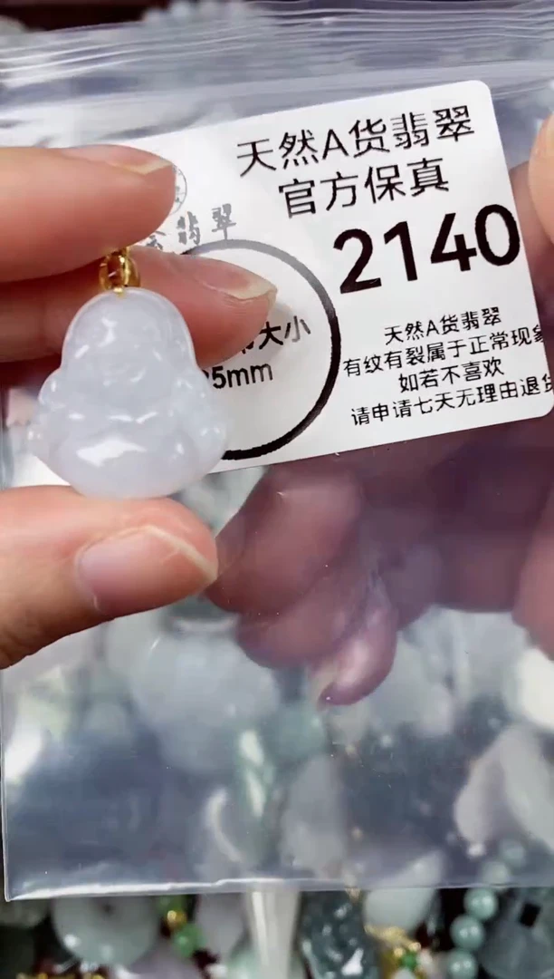 【闪购商品】翡翠颈饰未镶嵌天然A货翡翠2140