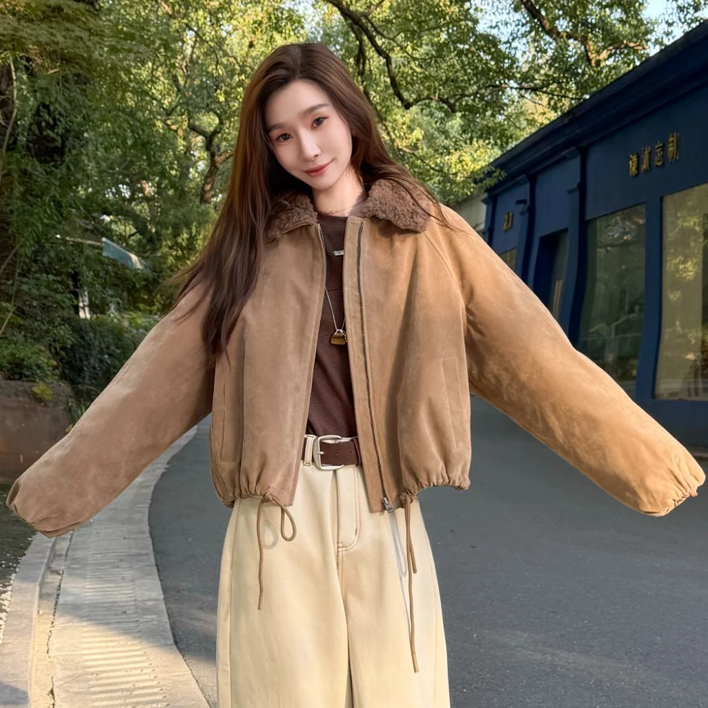 【满天星】马克华菲羽绒服巴恩风冬装氛围感宽松韩版短款小个子女