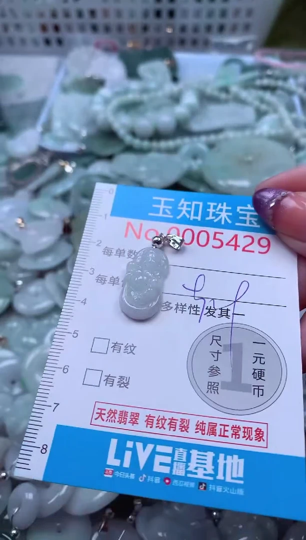 翡翠未镶嵌吊坠(不含链)5429