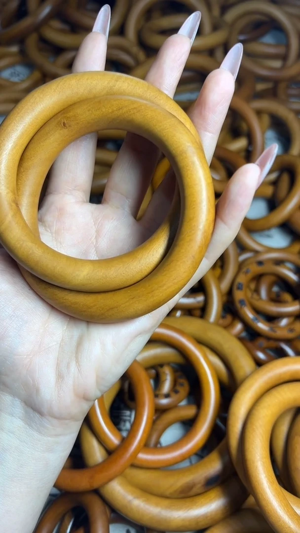 【闪购商品】枣木木雕雷击枣木乾坤圈内径65一物一拍