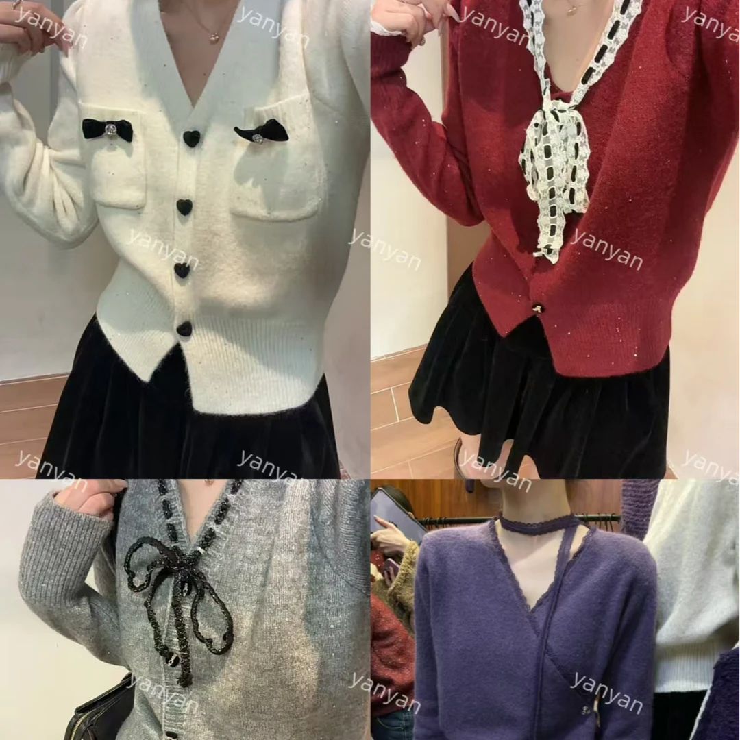 【琰琰】01--99  新款精致时尚小众设计款针织上衣合集