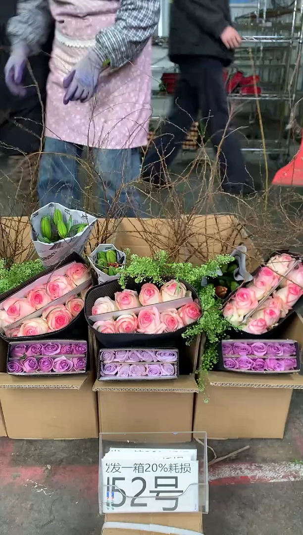 52号♥中通含20%耗损发一箱鲜花