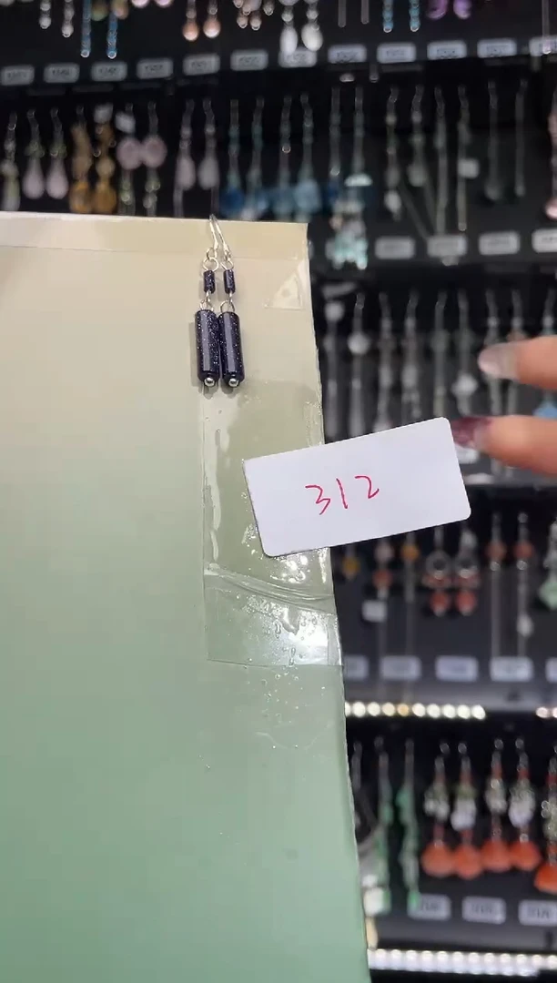 【闪购商品】紫晶耳饰银S925镶嵌喜欢拍