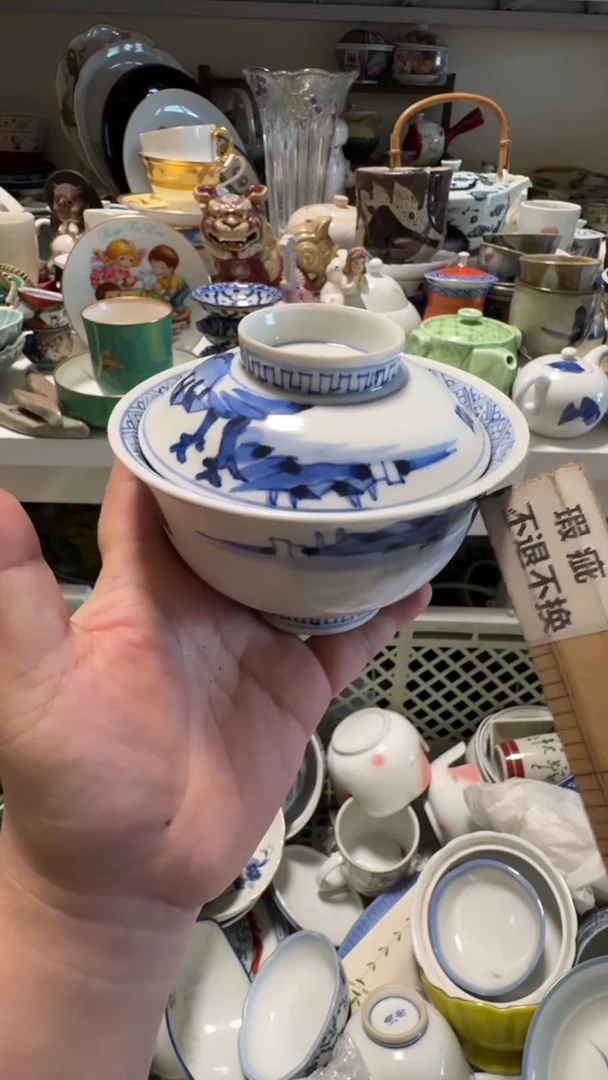 路过-瓷器默认微瑕，不退不换。窑袋